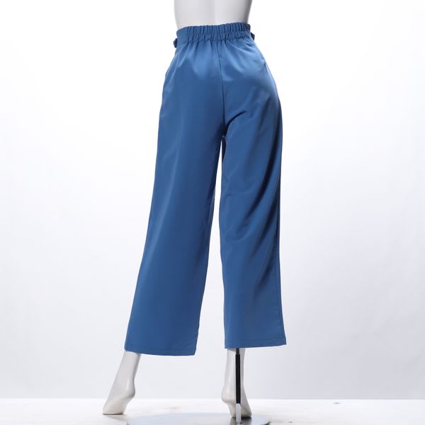 サイドボタンタックワイドパンツ