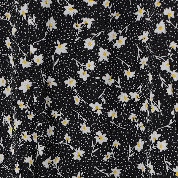 イレギュラーヘム小花柄マーメイドスカート