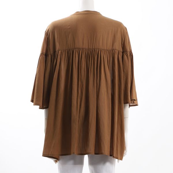 ギャザーフレアデザインブラウス