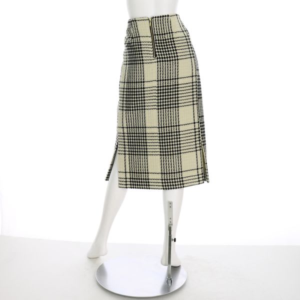 レトロチェックタイトスカート