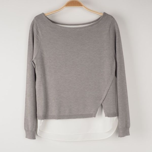 重ね着風ニット