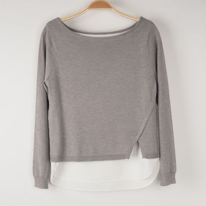 重ね着風ニット