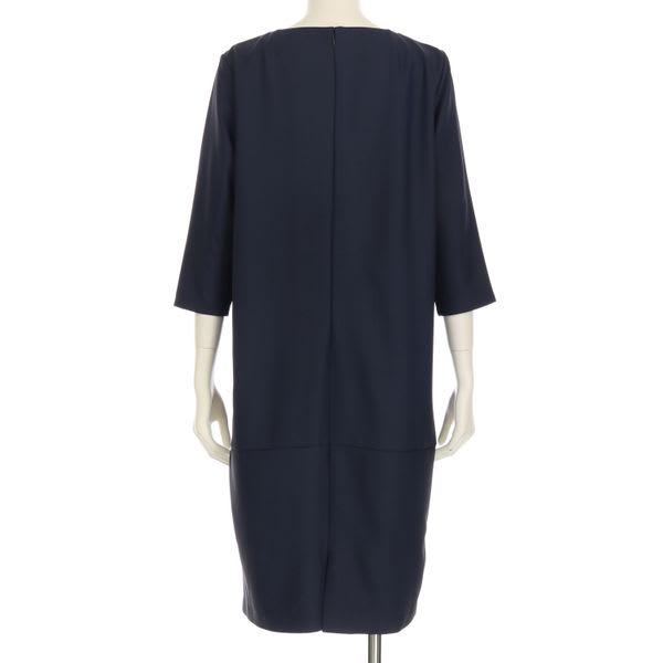 ボックスシルエットシンプルドレス