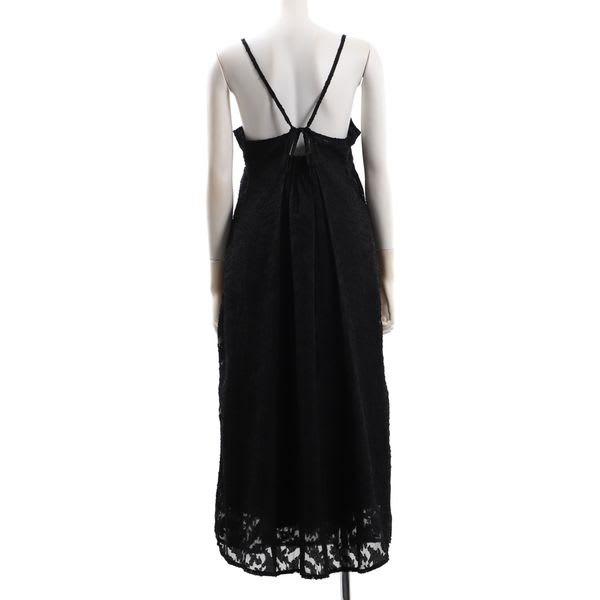 ジャガード素材キャミソールワンピース