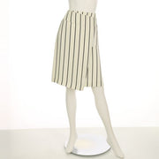 ストライプ柄ラップ風スカート