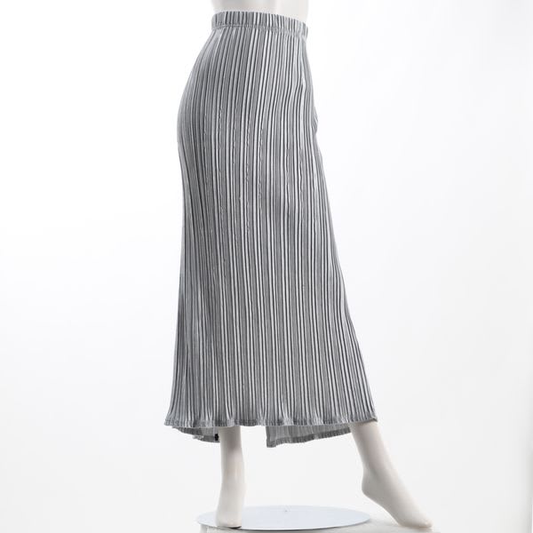 凹凸プリーツベロアタイトスカート