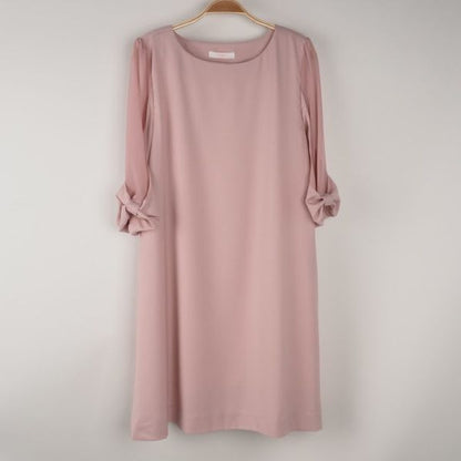 袖切り替えデザインワンピース