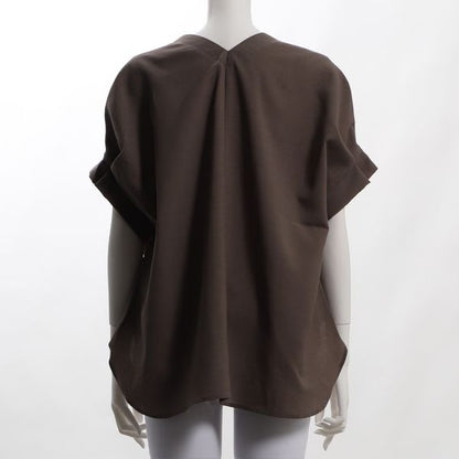 バーボタンタックボウタイブラウス