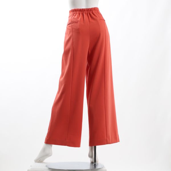 バックゴムデザインワイドパンツ