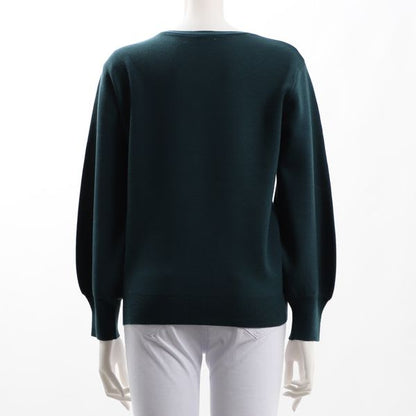 ボリュームスリーブクルーネックニット