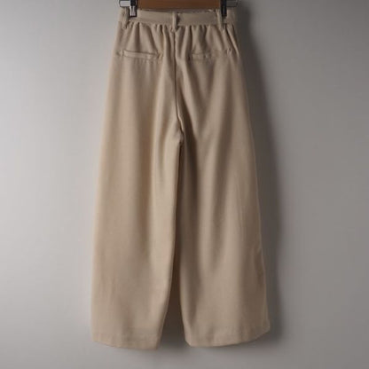リボンベルト付きワイドパンツ