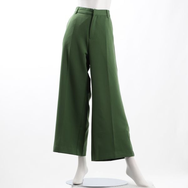 センタープレスワイドシルエットパンツ
