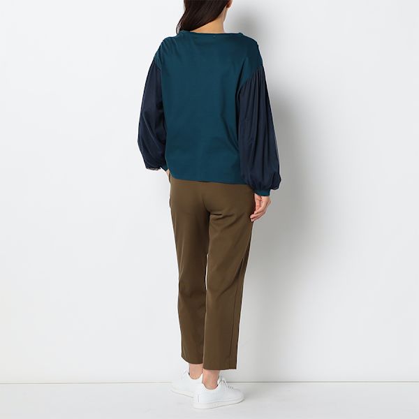 バックゴムテーパードパンツ