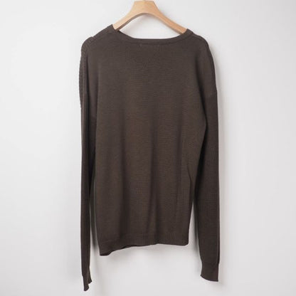 多種編みアシンメトリーニット