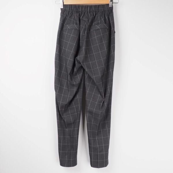 ウインドウペンチェックウエストゴムパンツ