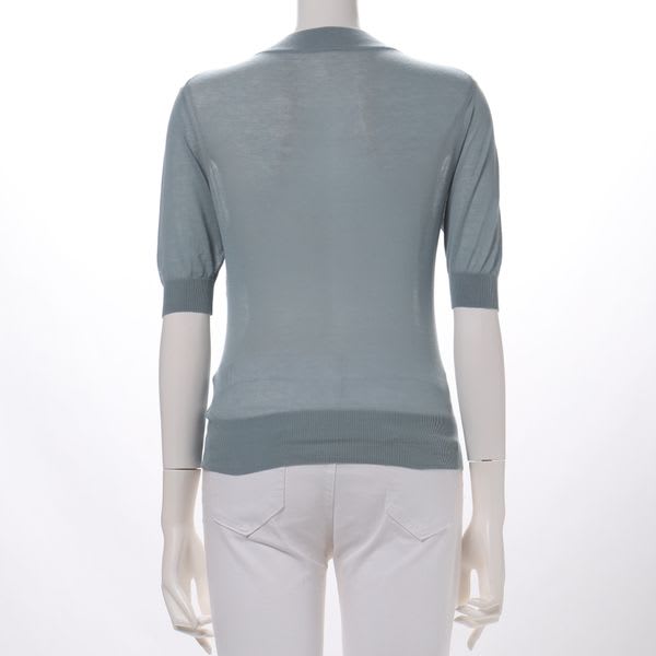 シンプルシルエットシアークルーネックニット