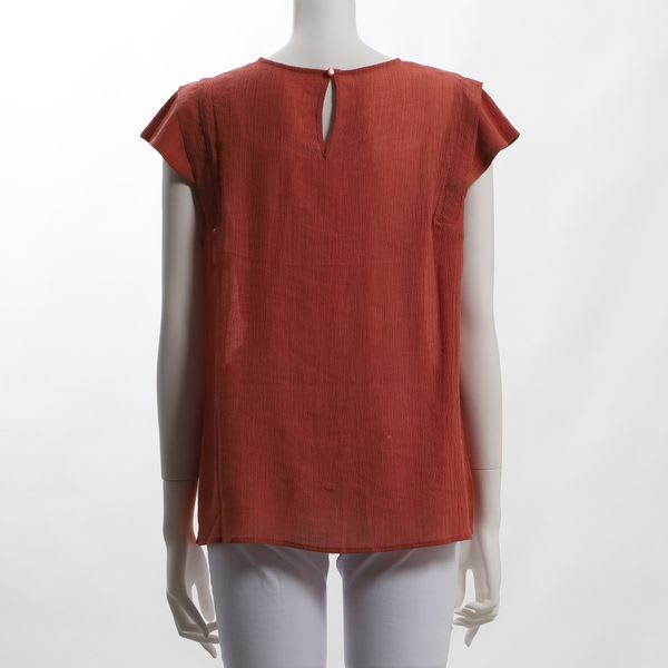 ショルダー切り替えデザインブラウス