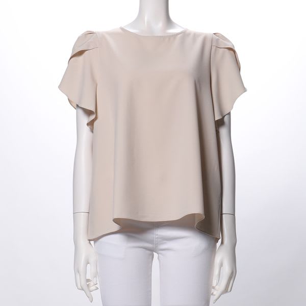 ペタルスリーブブラウス