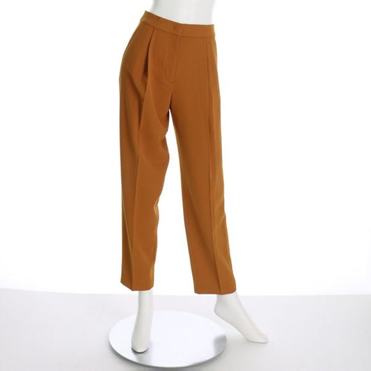 タック入りストレートパンツ