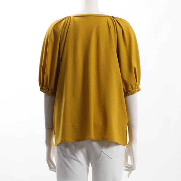 ギャザースリーブカットソー