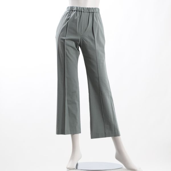 ウエストゴムセンターシーム入りワイドパンツ