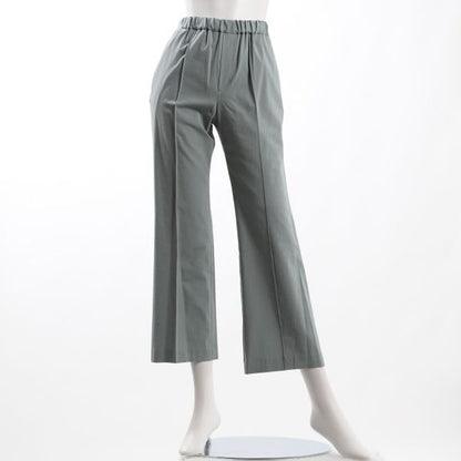 ウエストゴムセンターシーム入りワイドパンツ