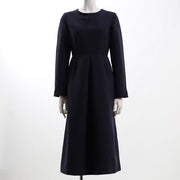 ウエストタック入りシンプルワンピース