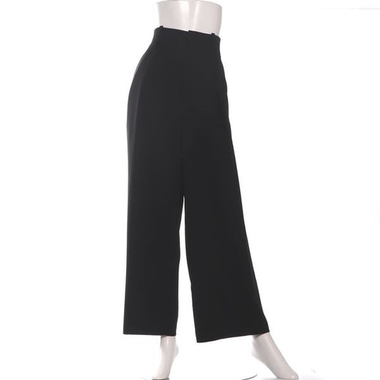 【接触冷感/UVカット】耐久防汚加工タックワイドパンツ