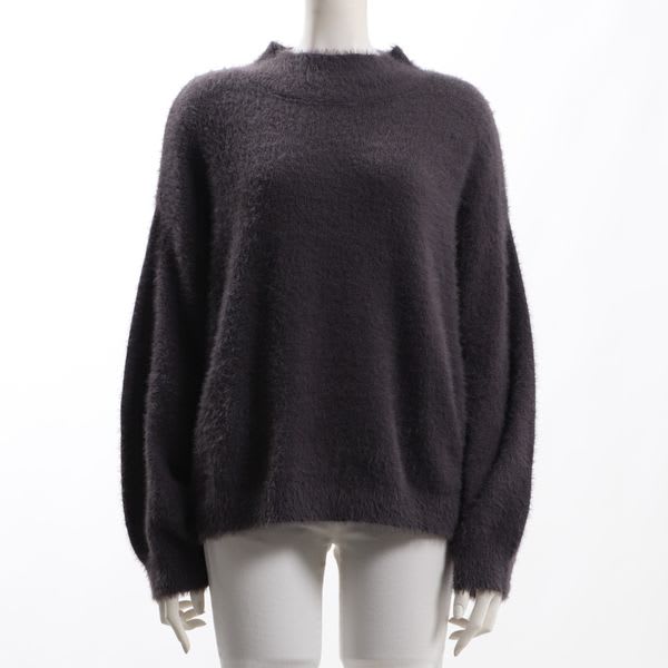 ドロップショルダーオフネックニット