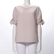 リボンデザインブラウス