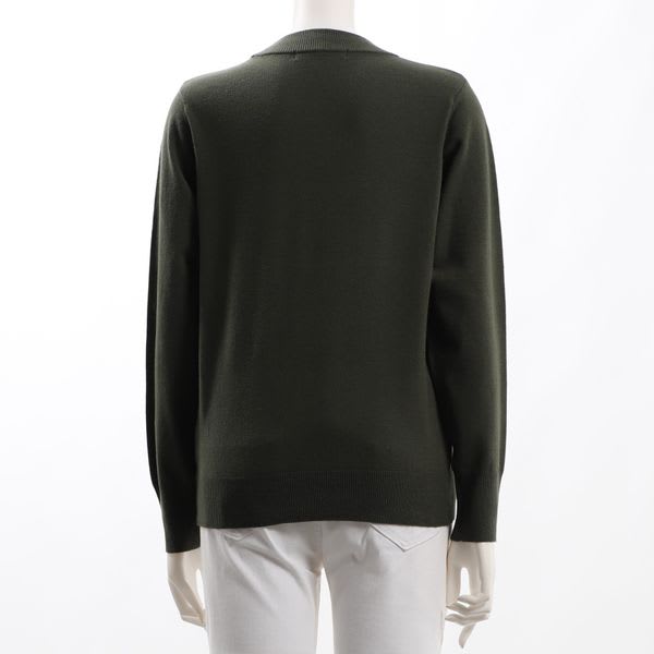 袖パフモックネックニット