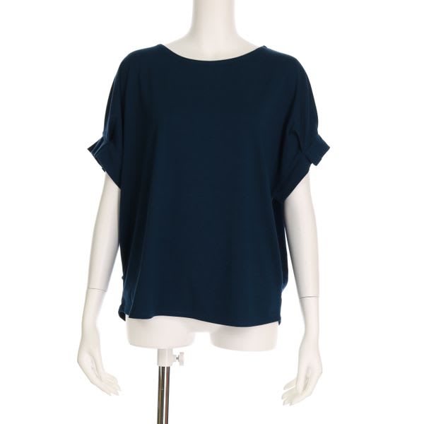 袖タックカットソー