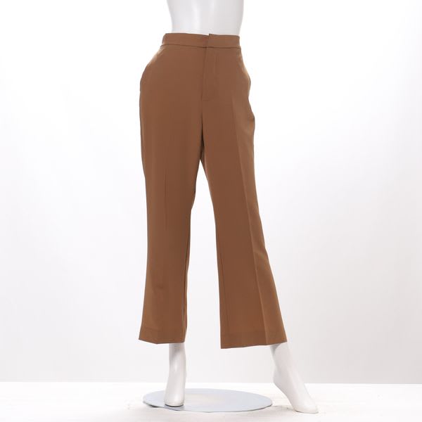 センタープレスフレアパンツ