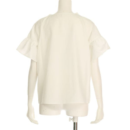 エアリーシャンブレーフレアスリーブブラウス