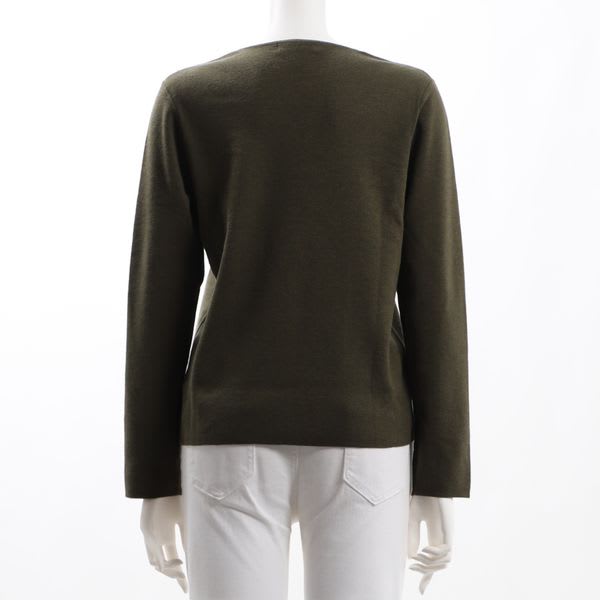 総針Vネックニット