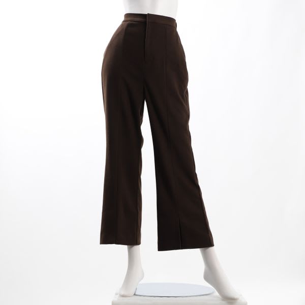 センターシームスリットワイドパンツ