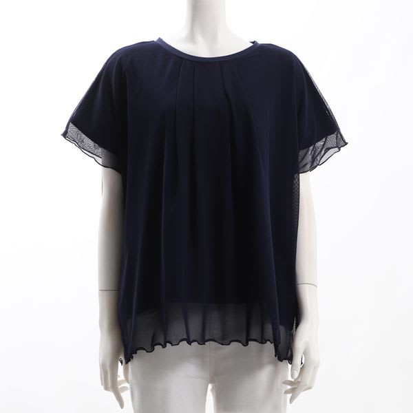 フロントタックレイヤード風カットソー