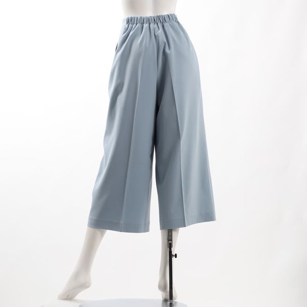 バックウエストゴム付きワイドパンツ