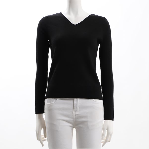 総針Vネックニット