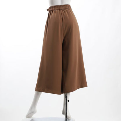 Dカンベルト付きボックスプリーツスカート