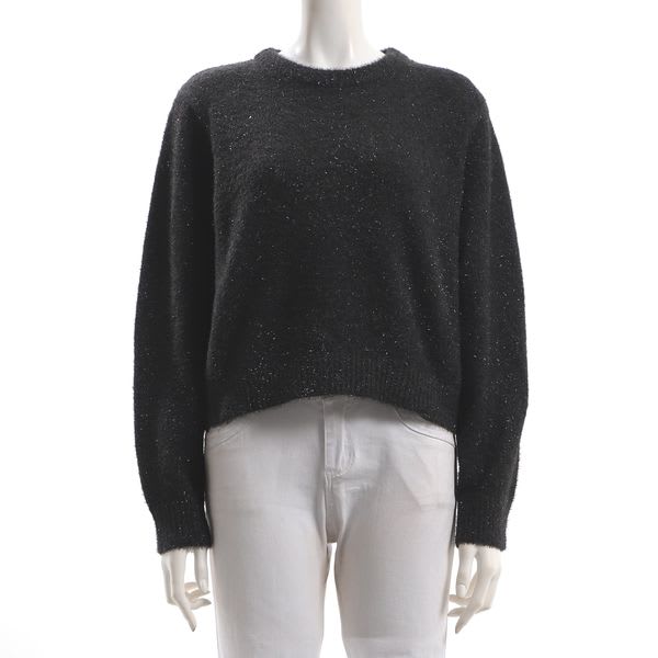 ラメ糸混ニット