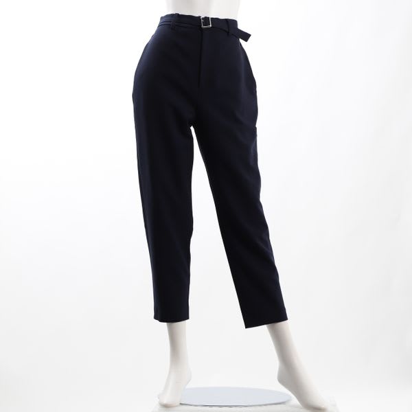 ウエストベルトテーパードパンツ