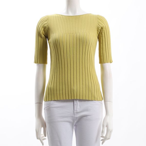 ランダムリブニットプルオーバー