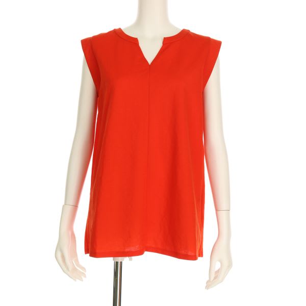 異素材切り替えカットソー