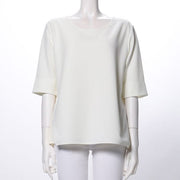 サイドプリーツブラウス