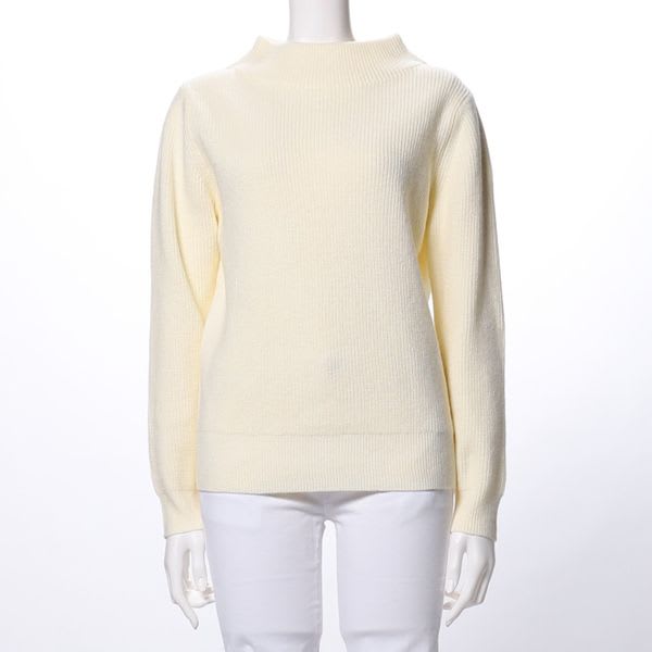 オフネック長袖ニット