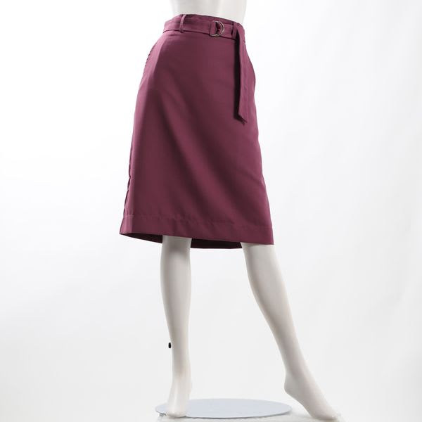 Dカンベルト付きタイトスカート
