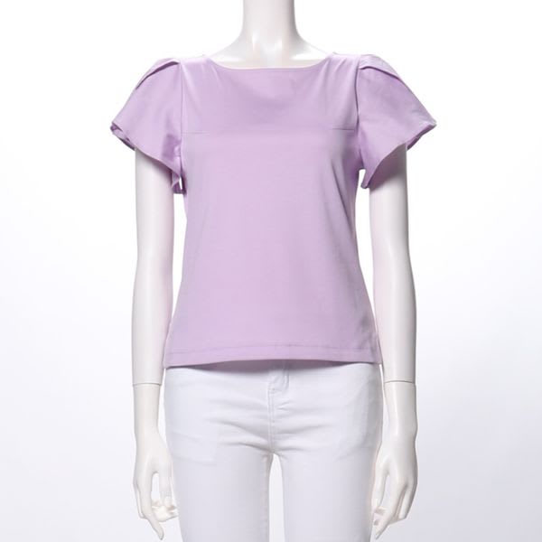 ラッフルスリーブカットソー