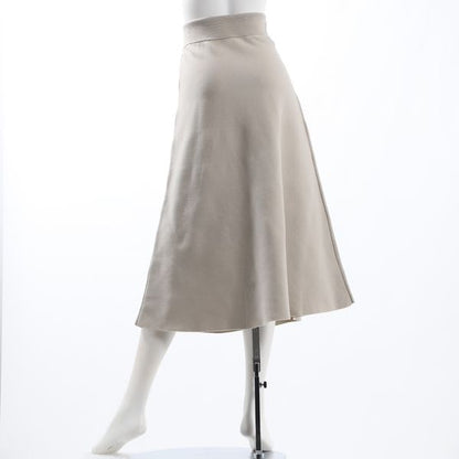 スウェットライクニットフレアスカート