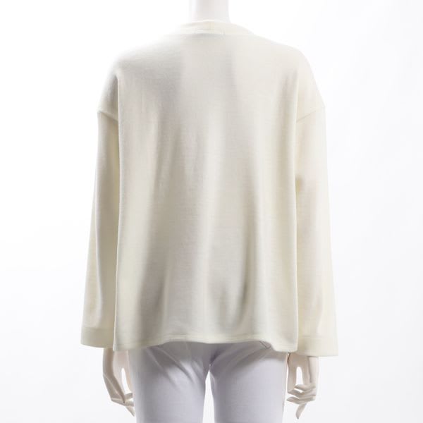 前身頃ケーブル切り替えカットソー